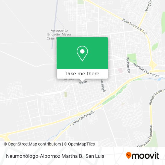 Mapa de Neumonólogo-Albornoz Martha B.