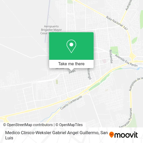 Mapa de Medico Clinico-Weksler Gabriel Angel Guillermo