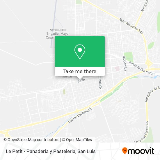 Mapa de Le Petit - Panaderia y Pasteleria