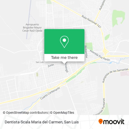 Dentista-Scala Maria del Carmen map