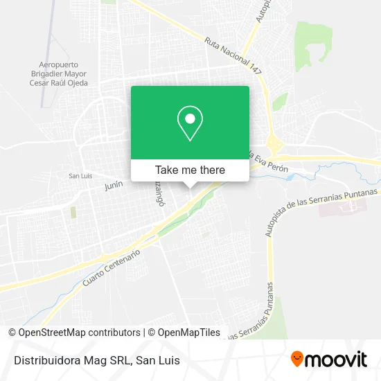 Distribuidora Mag SRL map