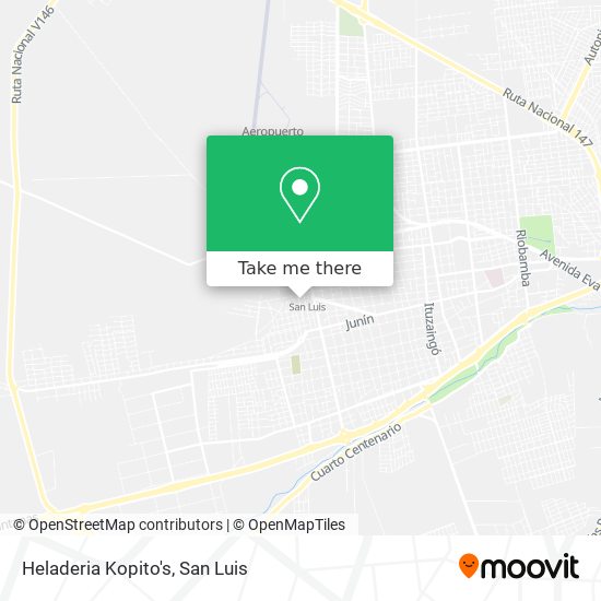 Mapa de Heladeria Kopito's