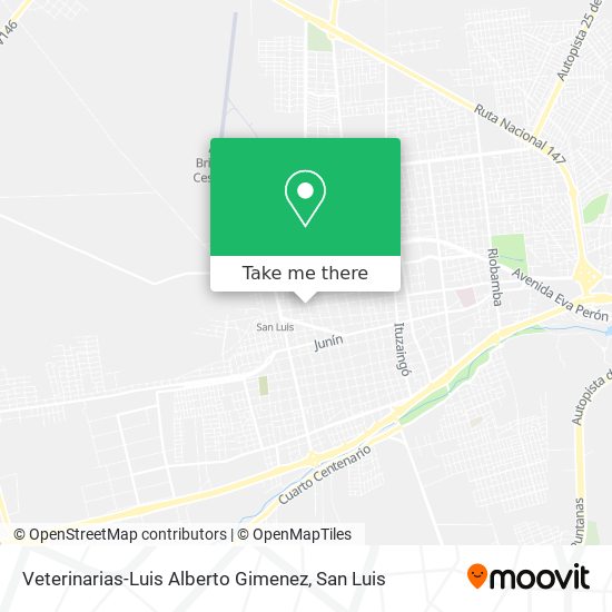 Veterinarias-Luis Alberto Gimenez map