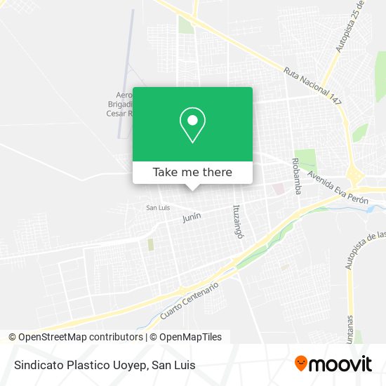 Mapa de Sindicato Plastico Uoyep