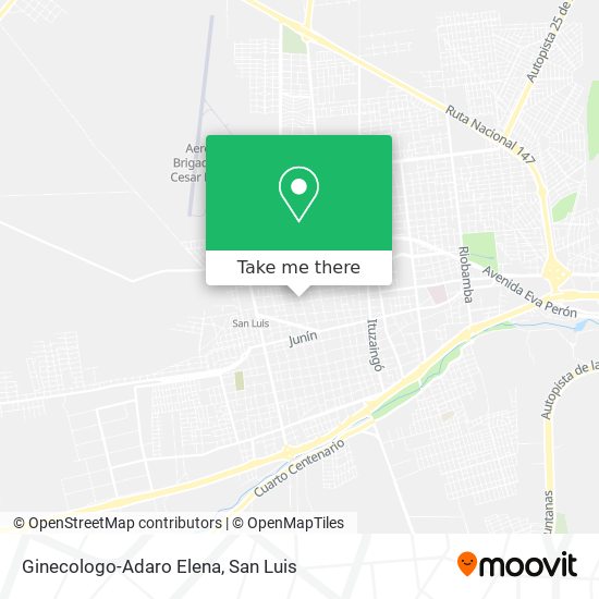 Mapa de Ginecologo-Adaro Elena