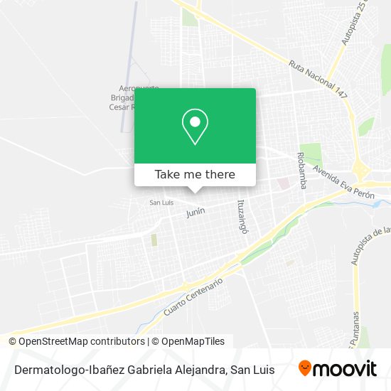 Dermatologo-Ibañez Gabriela Alejandra map