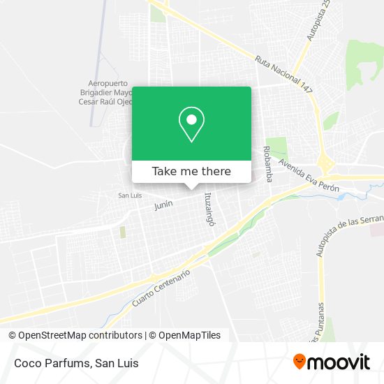Mapa de Coco Parfums