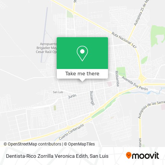 Dentista-Rico Zorrilla Veronica Edith map