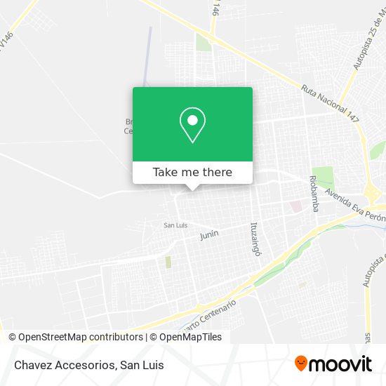 Chavez Accesorios map