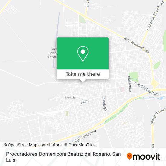 Mapa de Procuradores-Domeniconi Beatriz del Rosario