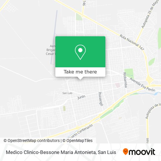 Medico Clinico-Bessone Maria Antonieta map