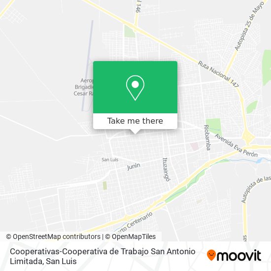 Mapa de Cooperativas-Cooperativa de Trabajo San Antonio Limitada