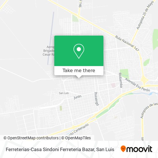 Mapa de Ferreterias-Casa Sindoni Ferreteria Bazar