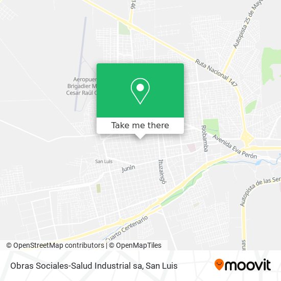 Obras Sociales-Salud Industrial sa map