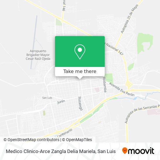 Mapa de Medico Clinico-Arce Zangla Delia Mariela