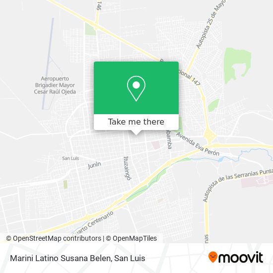 Marini Latino Susana Belen map