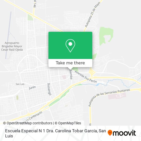 Escuela Especial N 1 Dra. Carolina Tobar García map