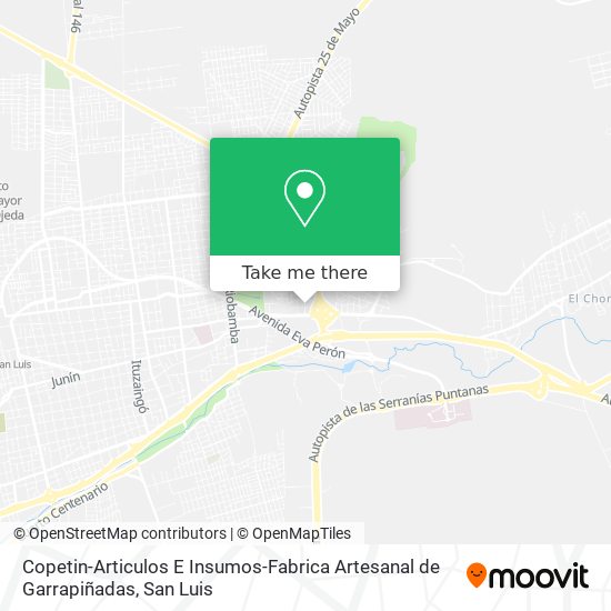 Copetin-Articulos E Insumos-Fabrica Artesanal de Garrapiñadas map