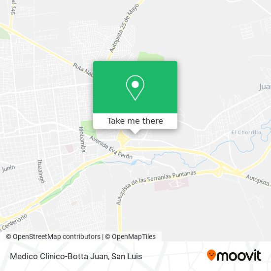 Medico Clinico-Botta Juan map