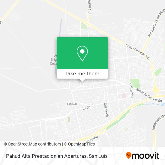 Pahud Alta Prestacion en Aberturas map