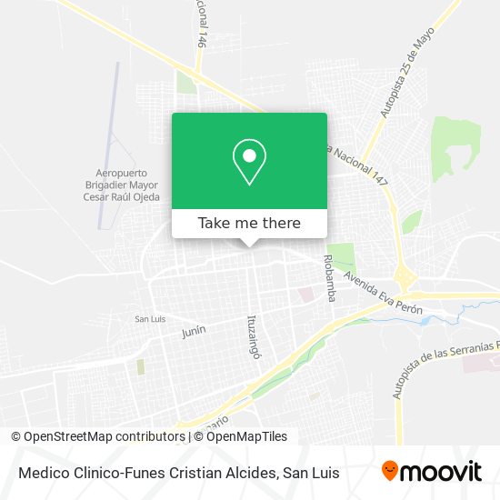 Mapa de Medico Clinico-Funes Cristian Alcides
