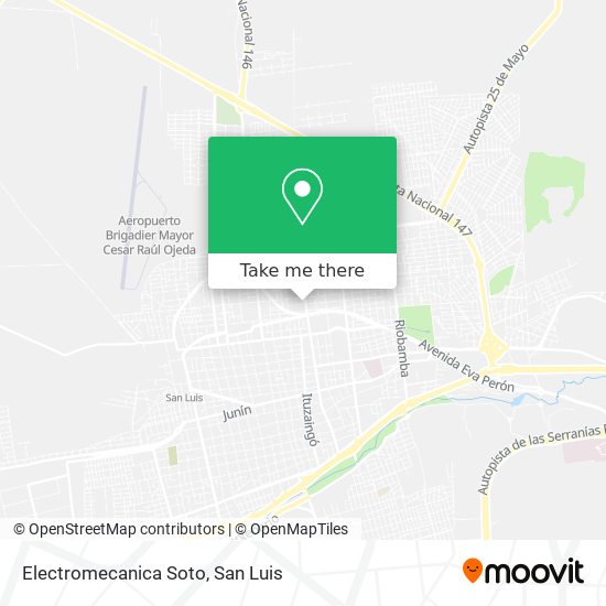 Mapa de Electromecanica Soto
