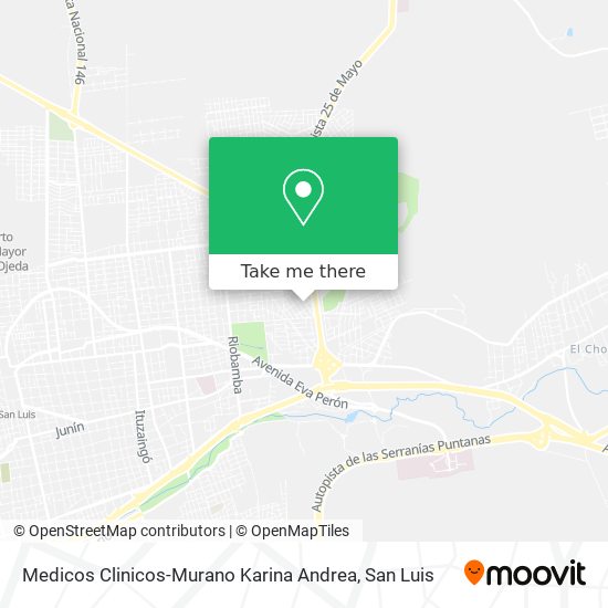 Medicos Clinicos-Murano Karina Andrea map