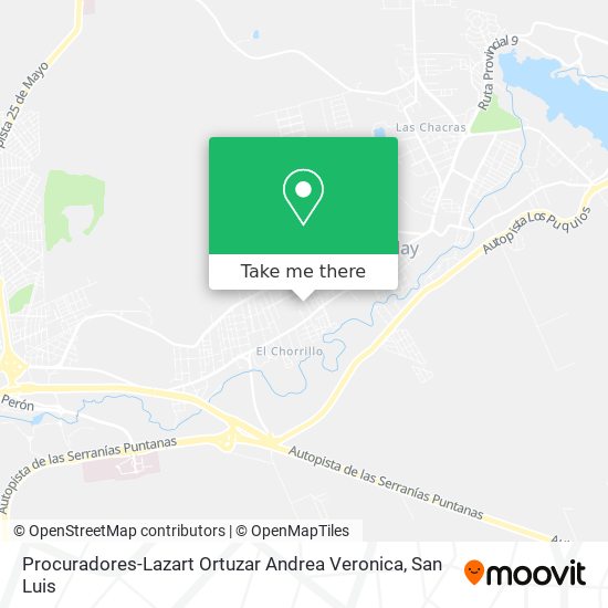 Procuradores-Lazart Ortuzar Andrea Veronica map