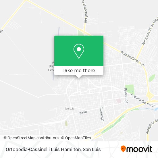 Ortopedia-Cassinelli Luis Hamilton map