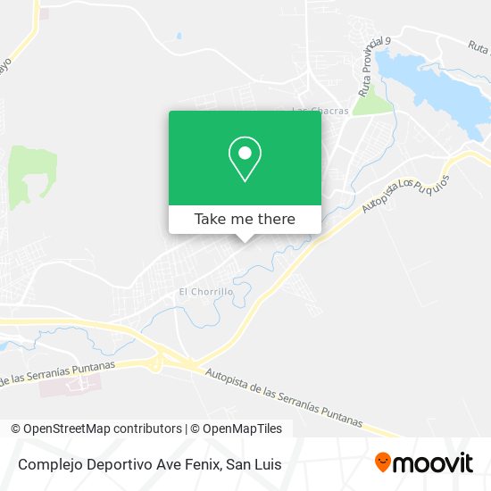 Mapa de Complejo Deportivo Ave Fenix