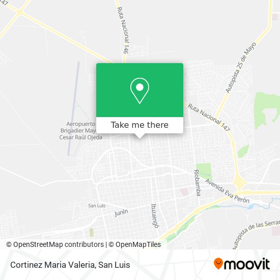 Mapa de Cortinez Maria Valeria