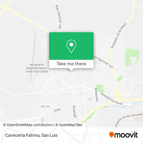 Carnicería Fatima map