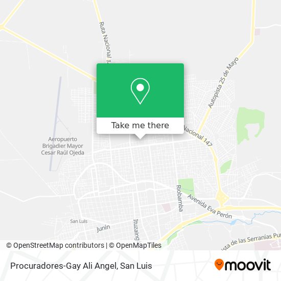 Procuradores-Gay Ali Angel map