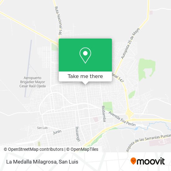 Mapa de La Medalla Milagrosa