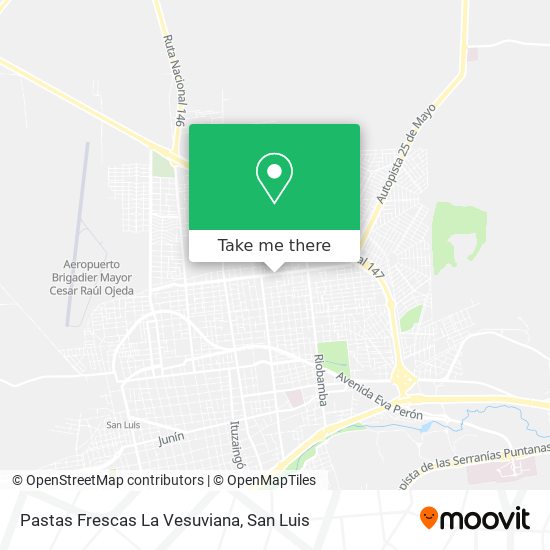 Pastas Frescas La Vesuviana map