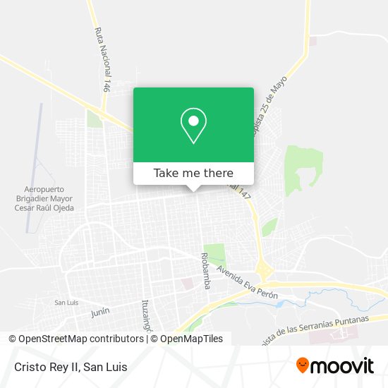 Cristo Rey II map