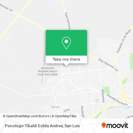 Psicologo-Tibaldi Ezilda Andrea map