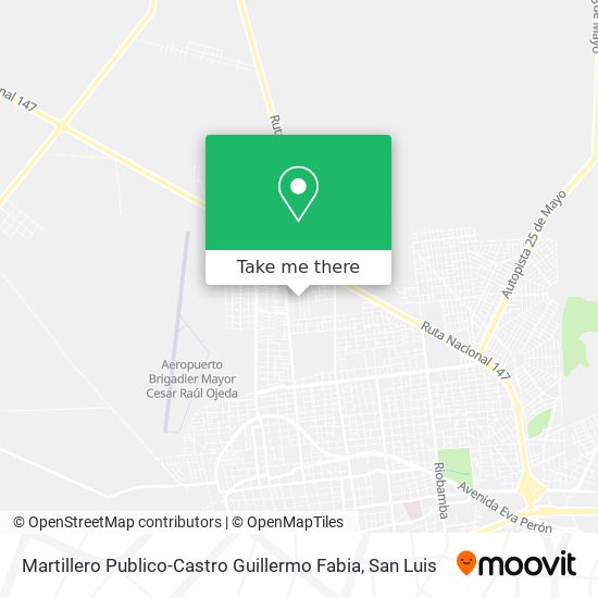 Martillero Publico-Castro Guillermo Fabia map