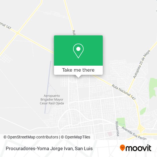 Procuradores-Yoma Jorge Ivan map