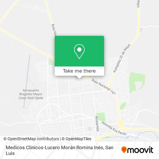 Mapa de Medicos Clinicos-Lucero Morán Romina Inés
