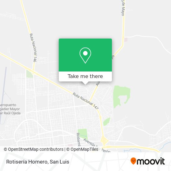 Mapa de Rotisería Homero