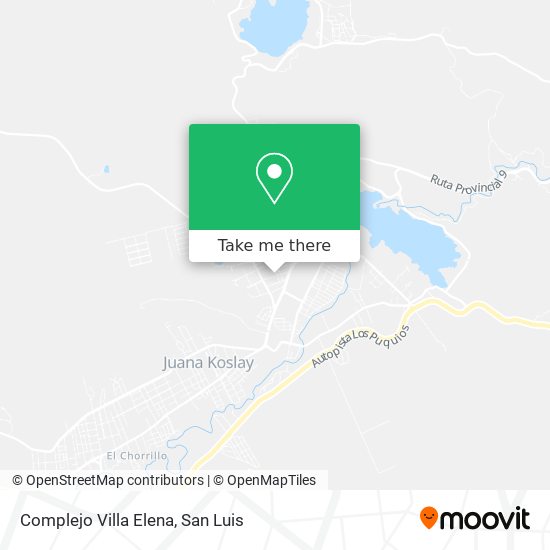 Complejo Villa Elena map