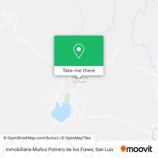 Mapa de Inmobiliaria Muñoz Potrero de los Funes
