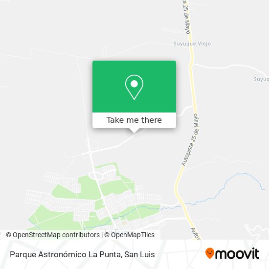 Parque Astronómico La Punta map