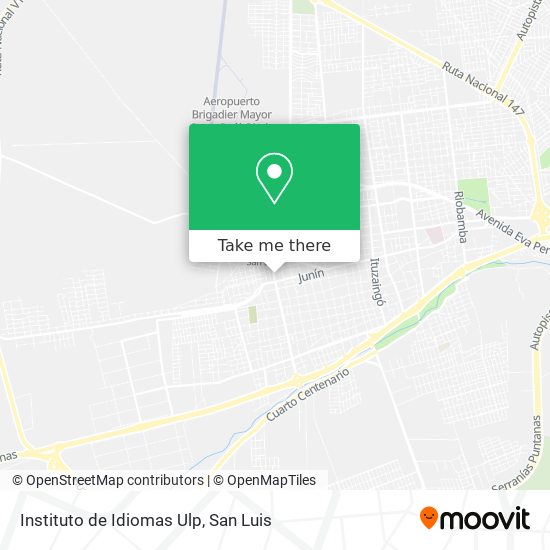 Instituto de Idiomas Ulp map