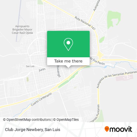 Club Jorge Newbery map