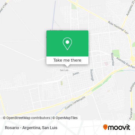 Rosario - Argentina map