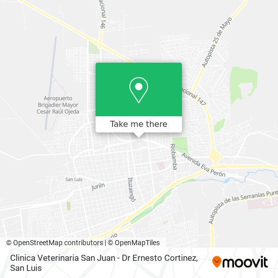 Clinica Veterinaria San Juan - Dr Ernesto Cortinez map