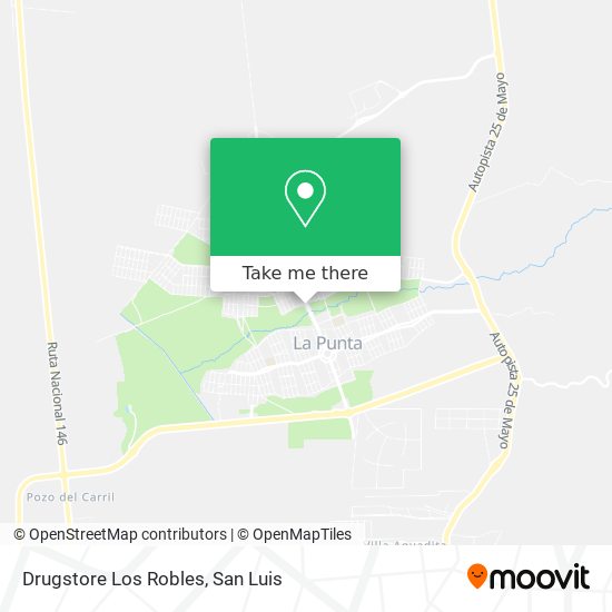 Mapa de Drugstore Los Robles