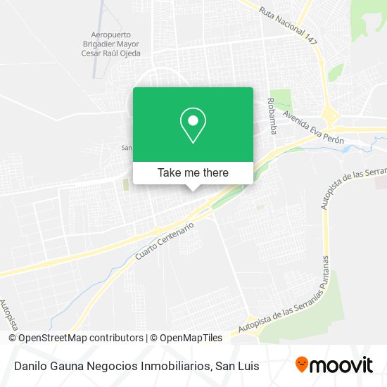 Danilo Gauna Negocios Inmobiliarios map